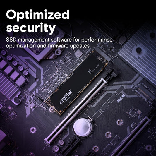 Crucial P3 NVMe M.2 SSD 1TB - 3500MB/s