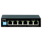 D-Link DES-F1006P-E Unmanaged PoE Switch, 6 Ports