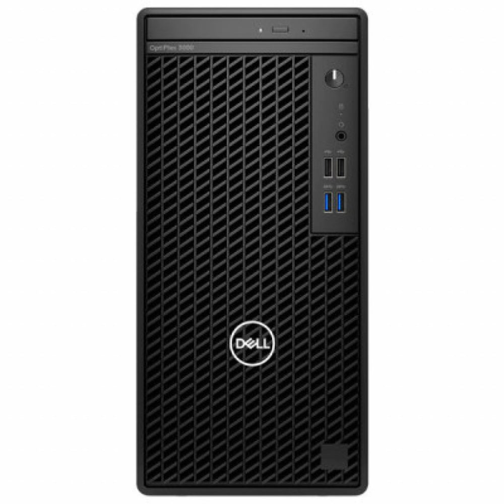 Dell OptiPlex 3000 Desktop Tower, Intel Core i5-12500, Intel UHD Graphics, 4GB RAM, 256GB SSD