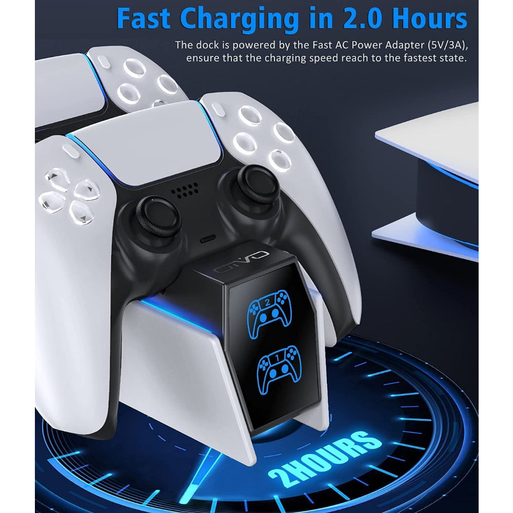 Dobe Dual Charging Station For PlayStation 5 Controllers