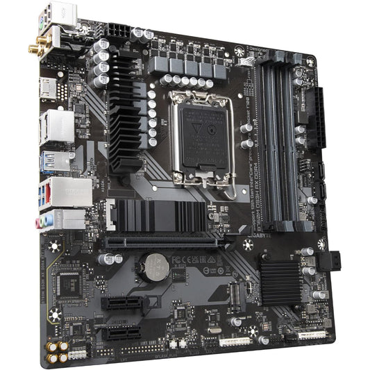 Gigabyte B760M DS3H AX WiFi 6E Motherboard, LGA 1700 Socket, DDR4 Memory