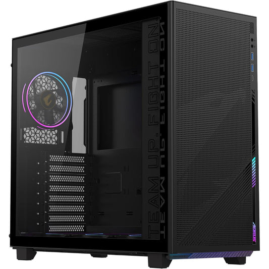 Gigabyte Aorus C400 Glass ATX Mid-Tower PC Case with 4 ARGB Fans