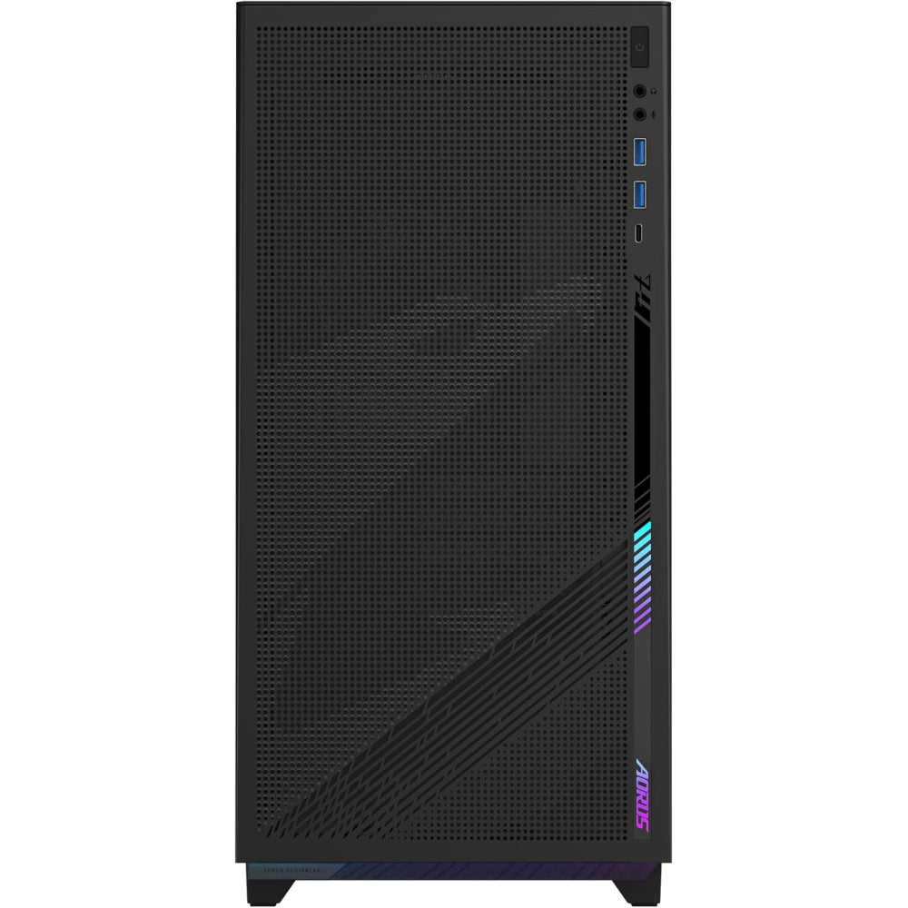 كيسة كمبيوتر ATX متوسطة ​​الحجم جيجابايت اوروس C400 جلاس مع 4 مراوح ARGB