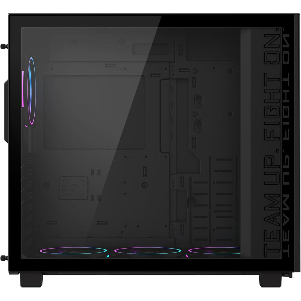 كيسة كمبيوتر ATX متوسطة ​​الحجم جيجابايت اوروس C400 جلاس مع 4 مراوح ARGB