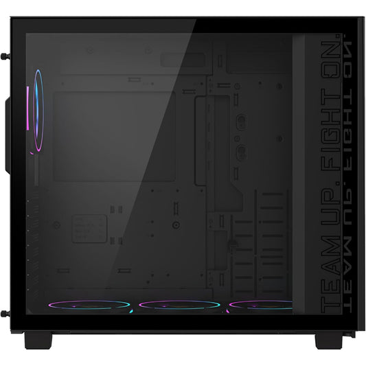 Gigabyte Aorus C400 Glass ATX Mid-Tower PC Case with 4 ARGB Fans