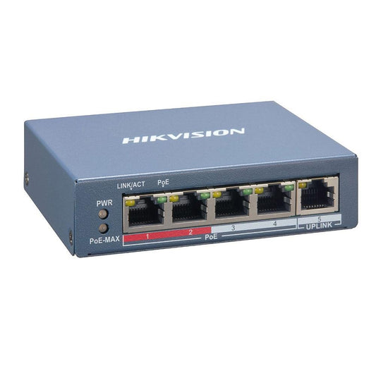 Hikvision DS-3E1105P-EI Managed PoE Switch, 5 Ports