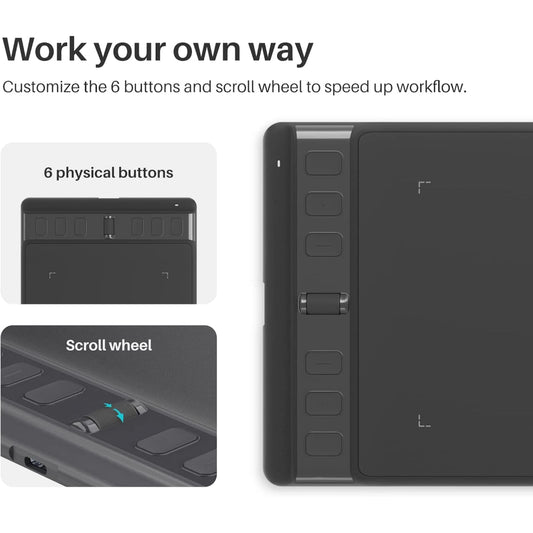 Huion Inspiroy 2 S H641P Graphics Tablet