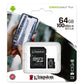 Kingston Canvas Select Plus Micro SD Memory Card With Adapter - 64GB