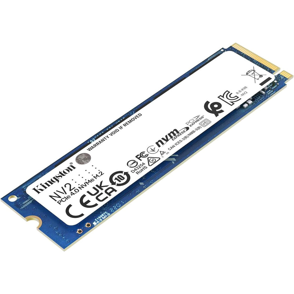 درايف NVMe M.2 SSD كينجستون NV2 سعة 1 تيرابايت - 3500 ميجابايت/ثانية