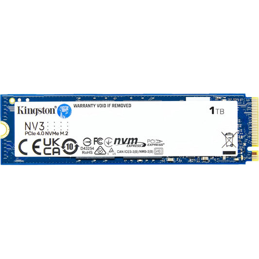 درايف NVMe M.2 SSD كينجستون NV3 سعة 1 تيرابايت - 6000 ميجابايت/ثانية