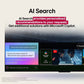 تلفزيون سمارت 4K UHD ال جي، مقاس 50 بوصة، مع ريموت AI ماجيك - webOS25 50UA85006LA