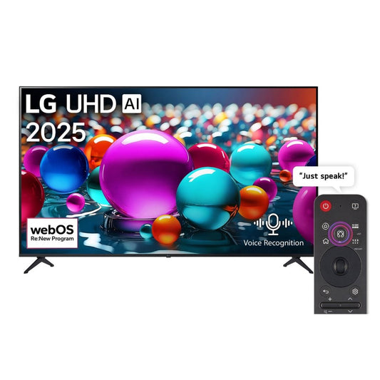 LG 4K UHD Smart TV, 65 Inch, with AI Magic Remote - webOS25 65UA85006LA