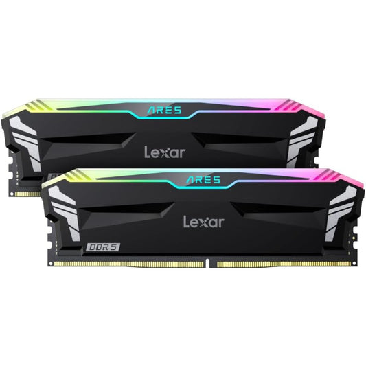 رام DDR5 ليكسار اريس RGB سعة 32 جيجابايت (2 × 16 جيجابايت) بسرعة 6800 ميجاهرتز