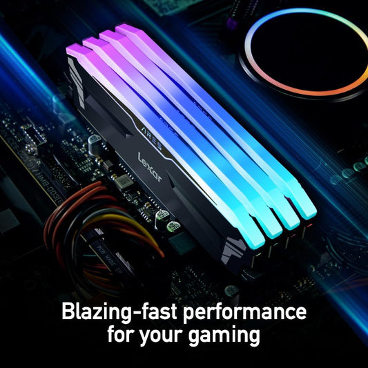 رام DDR4 ليكسار اريس RGB سعة 16 جيجابايت (2 × 8 جيجابايت) بسرعة 3600 ميجاهرتز