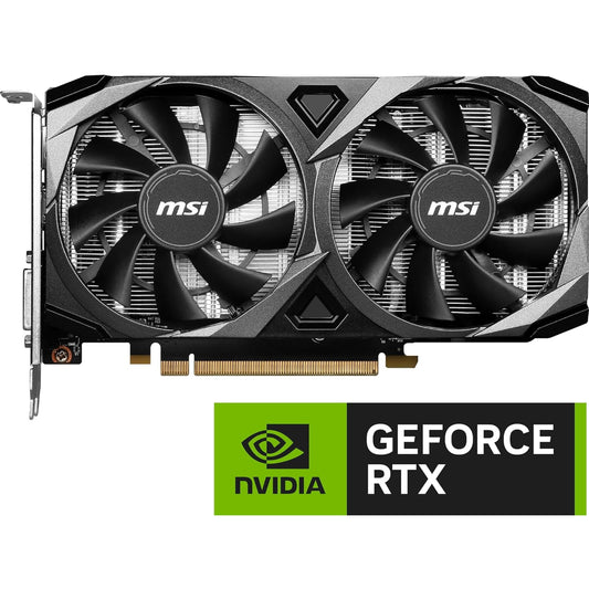 MSI GeForce RTX 3050 VENTUS 2X XS OC 8GB GDDR6 Graphics Card