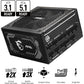 MSI MAG A1250GL PCIE5 1200W PSU 80 PLUS Gold Fully Modular