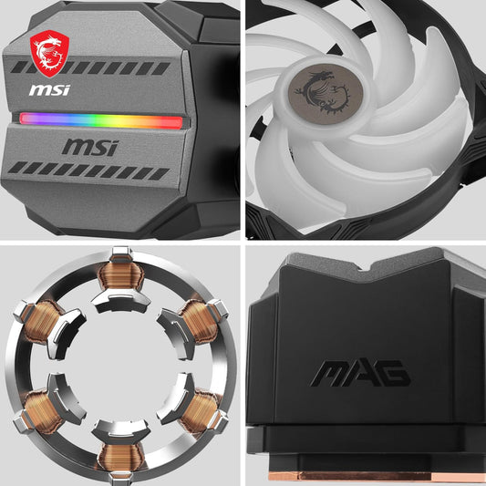 مراوح تبريد ARGB ام اس اي MAG كورليكويد M360