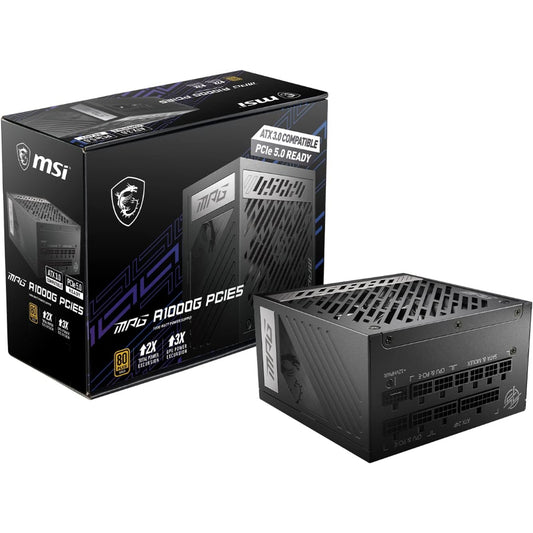 MSI MPG A1000G 1000W PSU 80 PLUS Gold Fully Modular