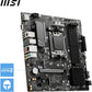 مازر بورد ام اس اي برو B650M-P، مقبس AM5، ذاكرة DDR5