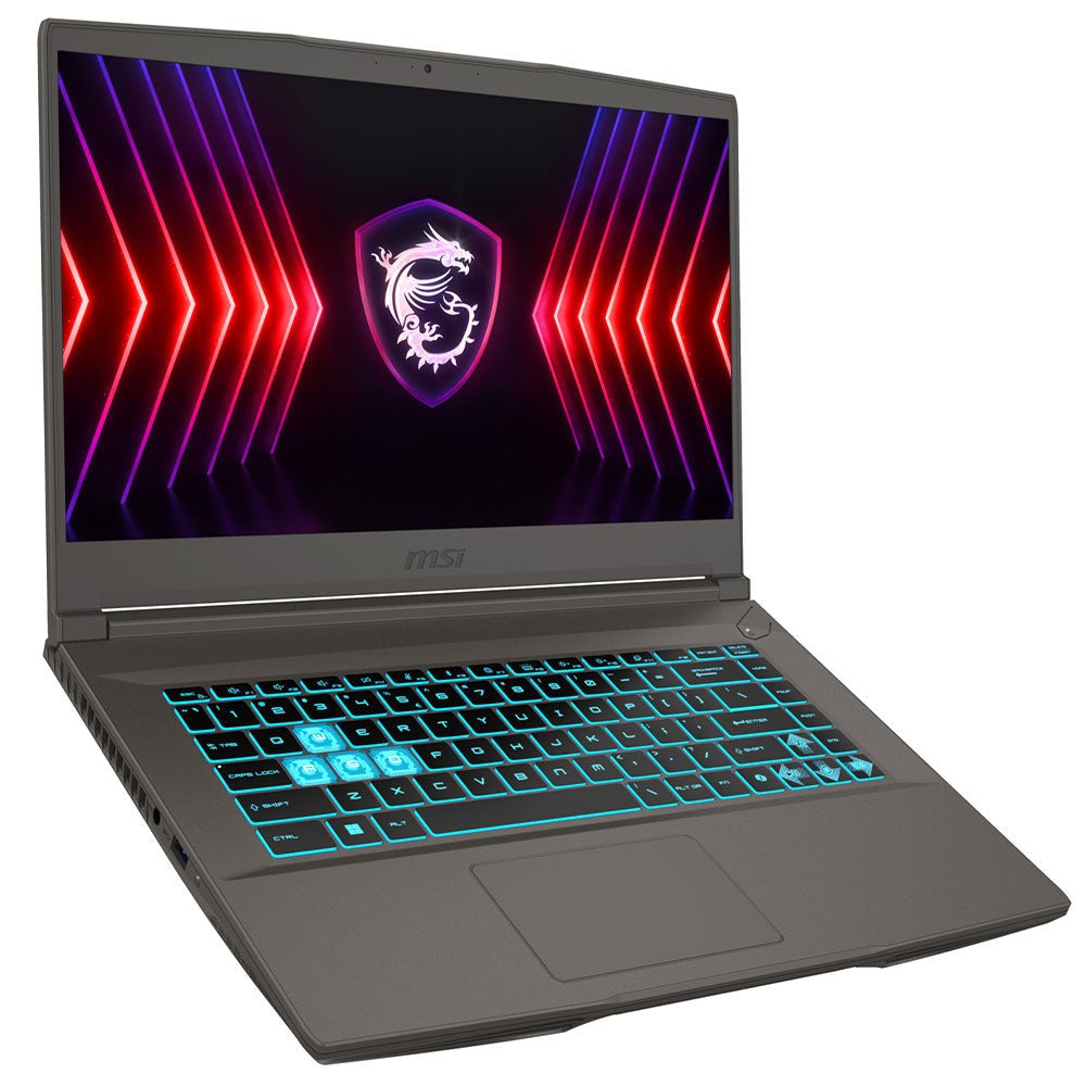 MSI Thin 15 B12UCX Laptop, 15.6 Inch Screen, Intel Core i5-12450H, NVIDIA GeForce RTX 2050, 8GB RAM, 512GB SSD