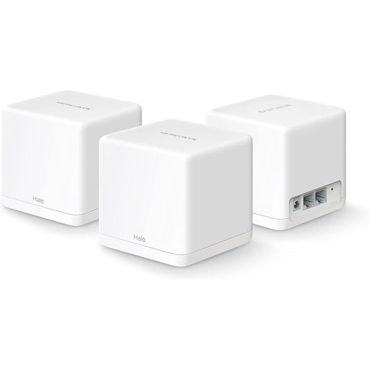 Mercusys Halo H30G AC1300 Home Wi-Fi Access Point System, 1300Mbps (3 Pack)