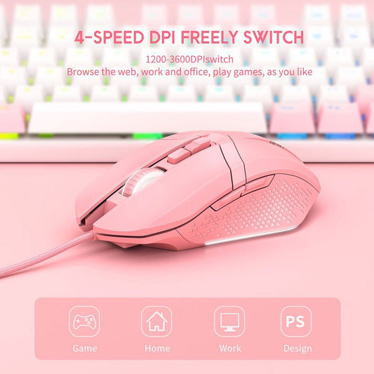 ONIKUMA CW921 Wired Gaming Mouse