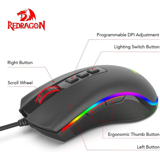 Redragon M711 Cobra Wired Gaming Mouse