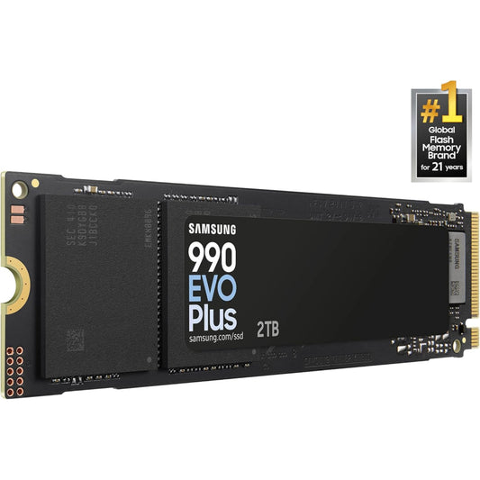 درايف SSD سامسونج 990 ايفو بلس NVMe M.2 سعة 2 تيرابايت - سرعة 7250 ميجابايت/ثانية