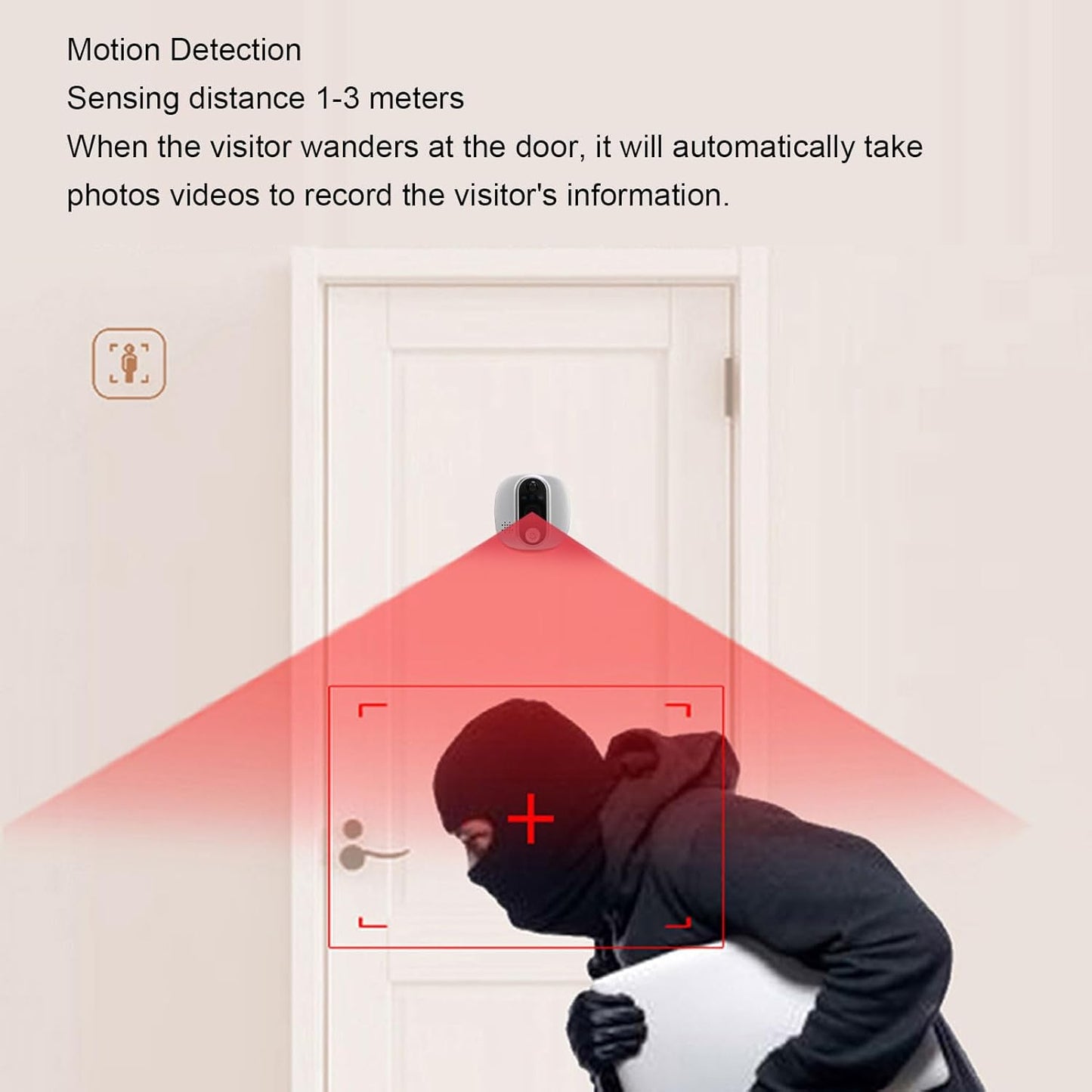 Smart Wi-Fi Doorbell, with Camera and Mobile App