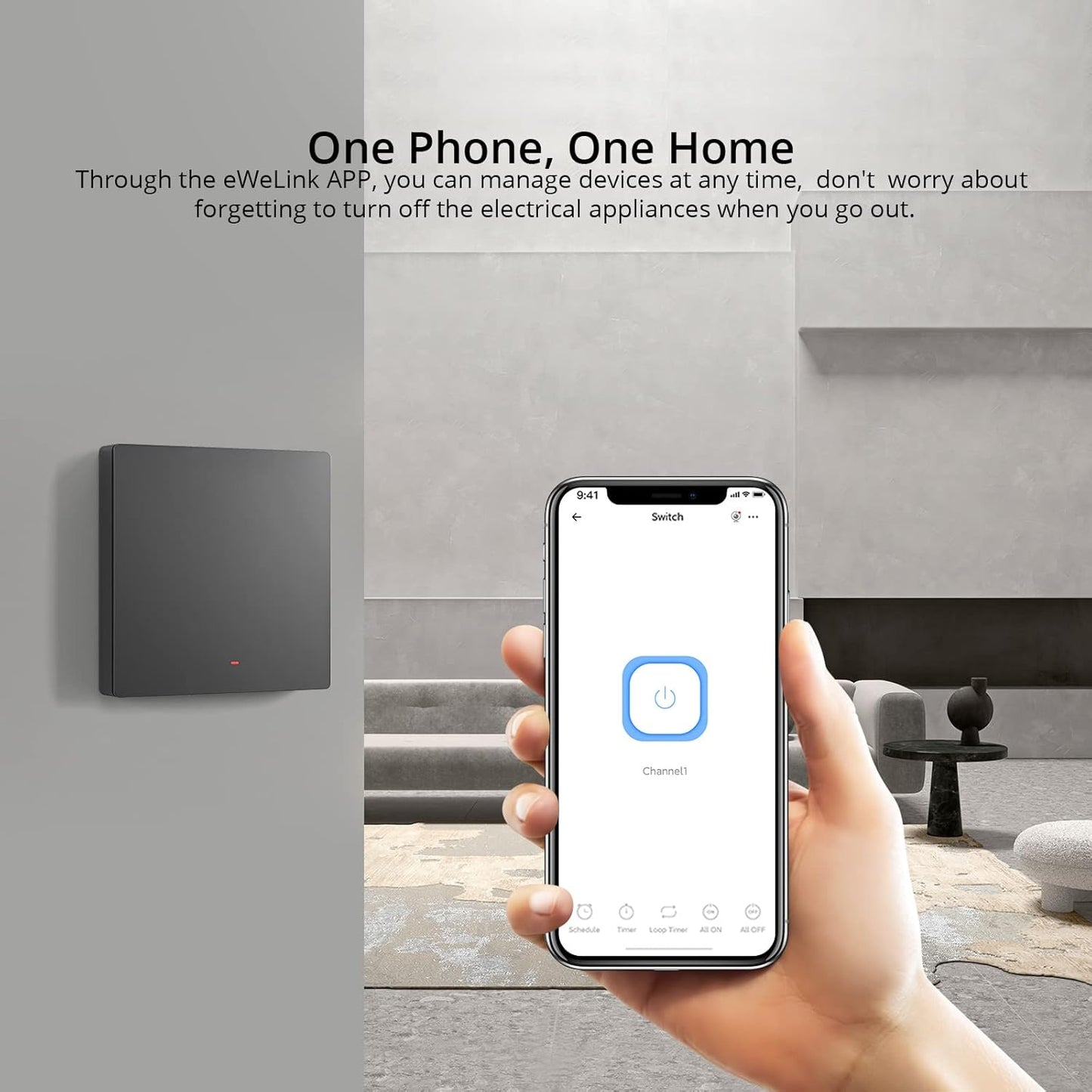 Sonoff SwitchMan M5-1C-86 Smart Wall Switch