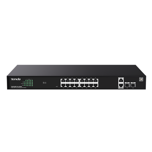 Tenda TEG2220P-16-250W Managed PoE Switch - 16 Ports