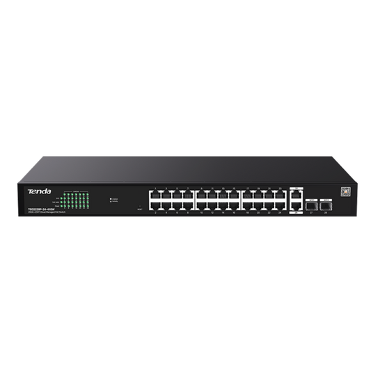 Tenda TEG2228P-24-410W Managed PoE Switch - 24 Ports