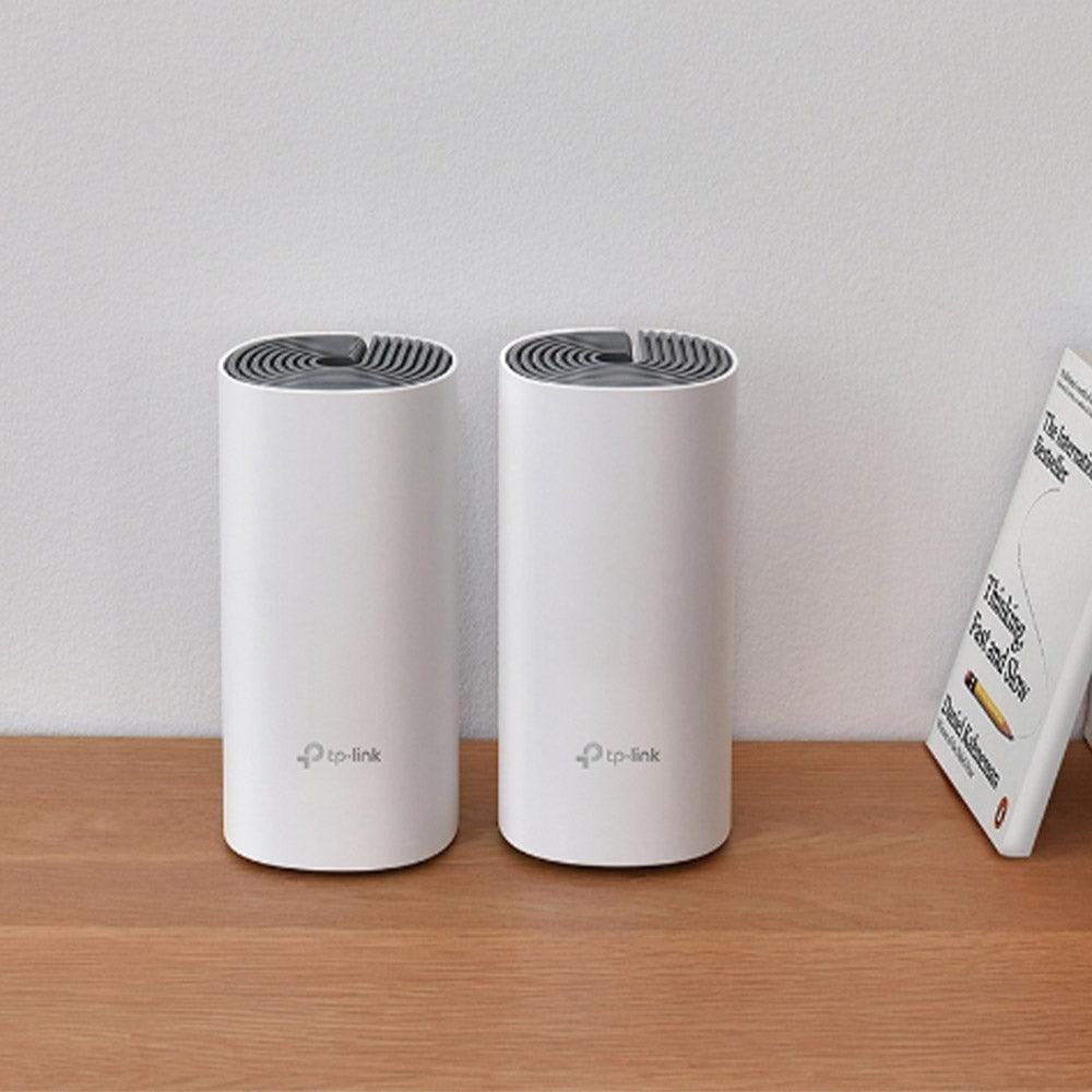 TP-Link Deco E4 AC1200 Home Mesh Wi-Fi System, 1200Mbps (2 Pack)