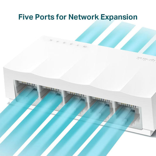 سويتش غير مدار تي بي لينك LS1005، عدد 5 منافذ