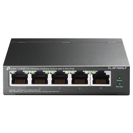 TP-Link TL-SF1005LP Unmanaged PoE Switch, 5 Ports