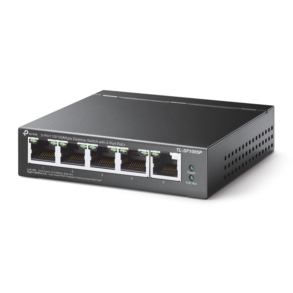 TP-Link TL-SF1005P Unmanaged PoE Switch, 5 Ports