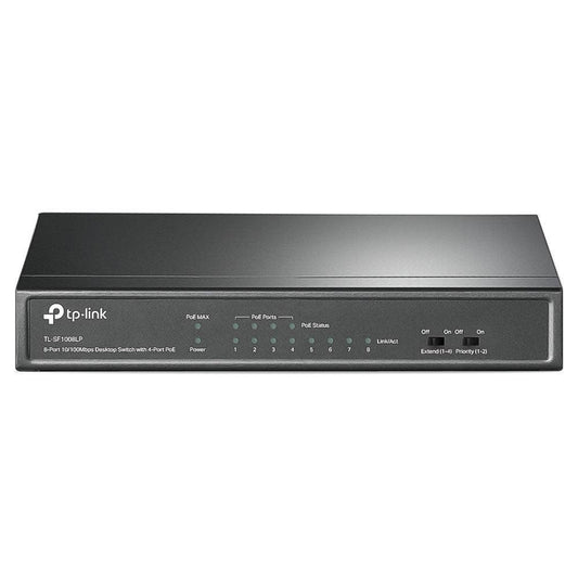 TP-Link TL-SF1008LP Unmanaged PoE Switch, 8 Ports