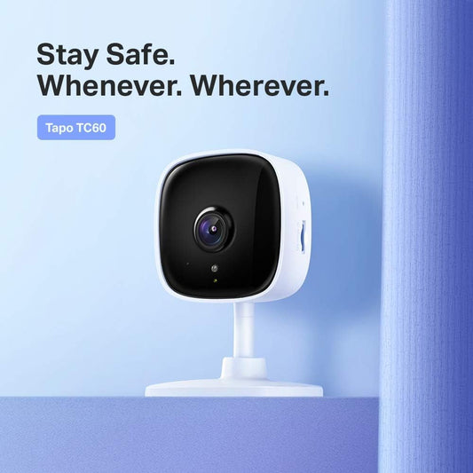 Tapo TC60 Wi-Fi Indoor CCTV Audio Camera, 3.3mm Lens