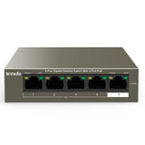 Tenda TEG1105P-4-63W Unmanaged PoE Switch, 5 Ports