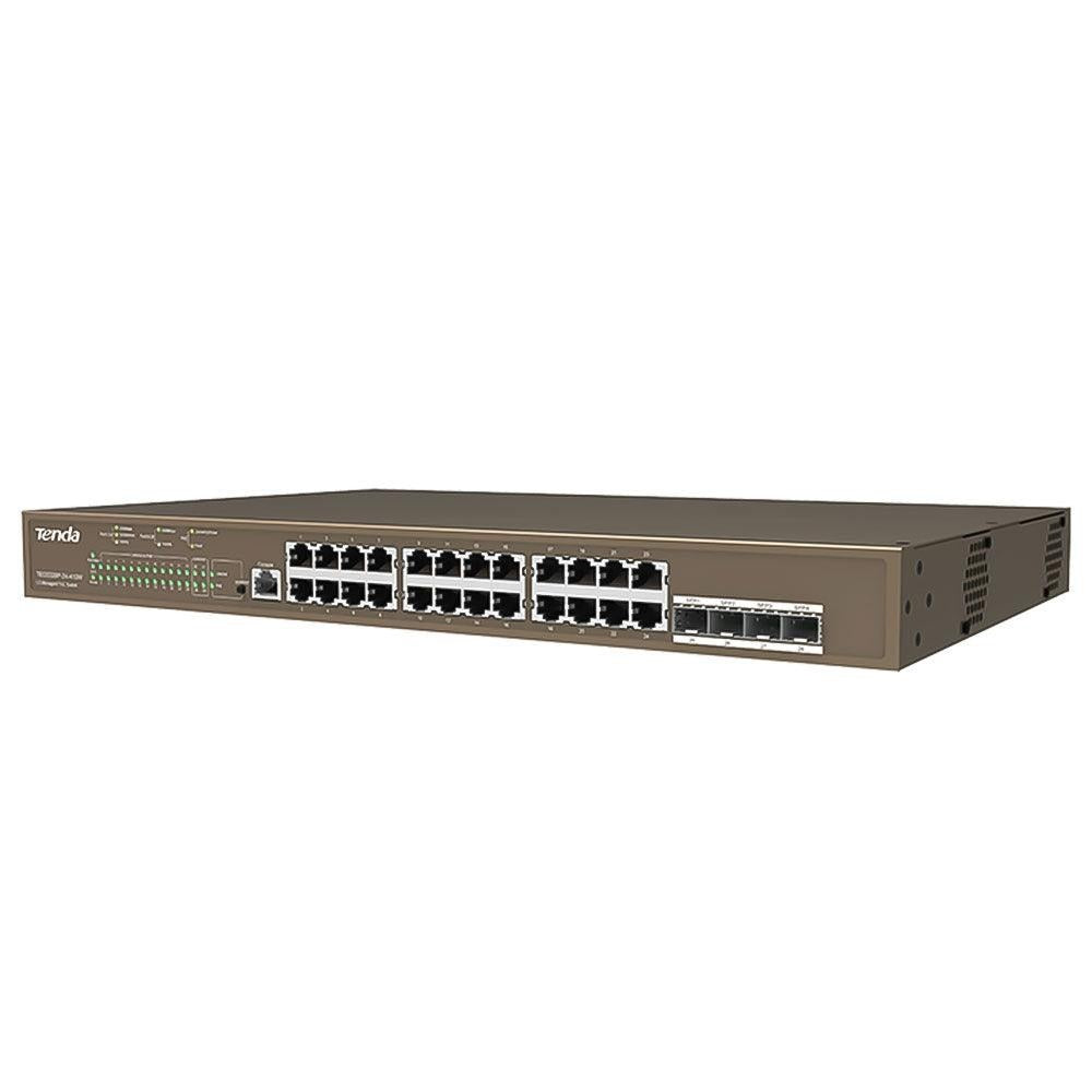 Tenda TEG5328P-24-410W L3 Managed PoE Switch, 24 Ports