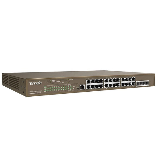 Tenda TEG5328P-24-410W L3 Managed PoE Switch, 24 Ports