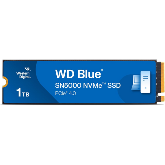 درايف NVMe M.2 SSD ويسترن ديجيتال بلو SN5000 سعة 1 تيرابايت - 5150 ميجابايت/ثانية
