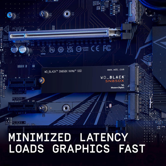 Western Digital Black SN850X NVMe M.2 SSD 4TB - 7300MB/s