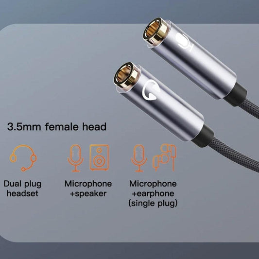 Yesido YAU28 3.5mm jack to Dual 3.5mm Ports Adapter