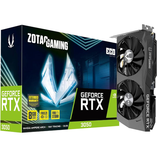 Zotac Gaming GeForce RTX 3050 ECO 8GB GDDR6 Graphics Card